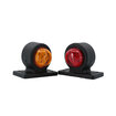 Set LED Breedtelampen kort 10-30V Amber + Rood (set)