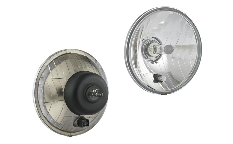 Koplamp H4 Ø150x77 Metalen Behuizing Koplamp H4 Ø150x77 Metalen Behuizing