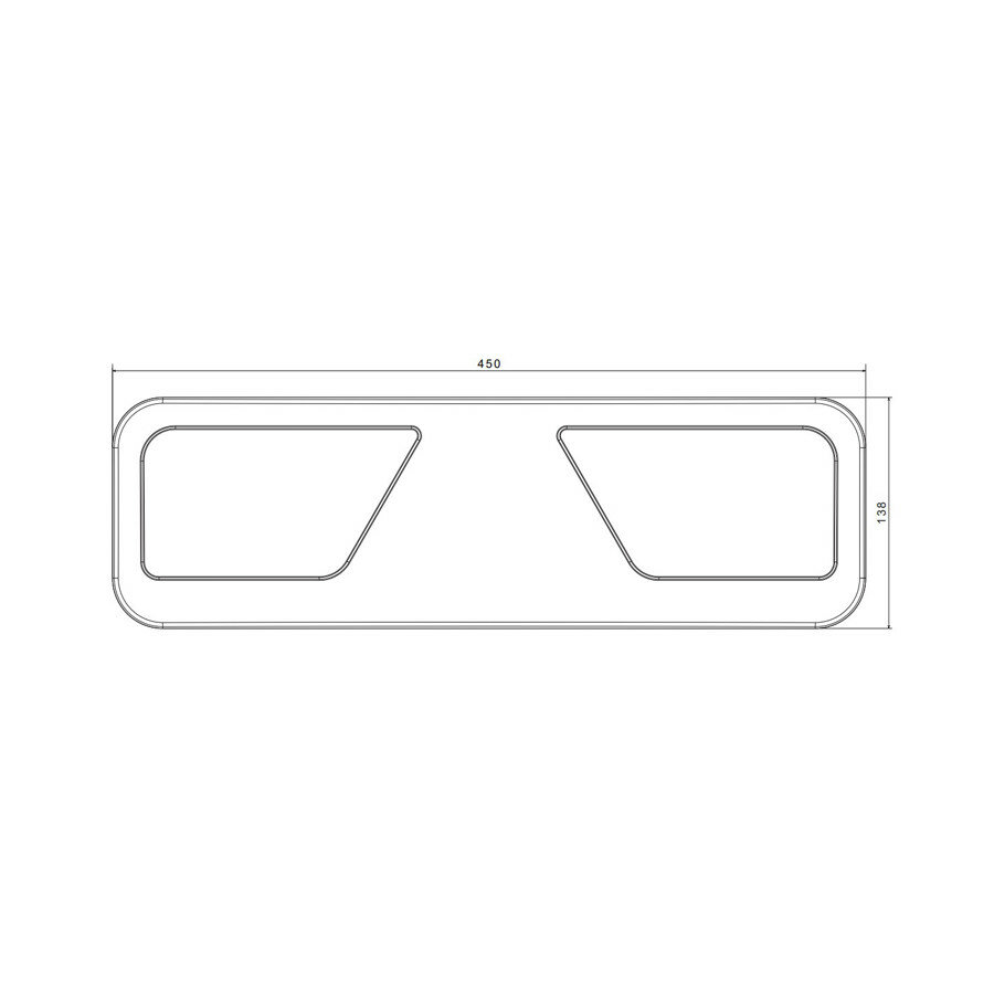 Fristom FT-700 LED Achterlicht Links 5-Functies 24V