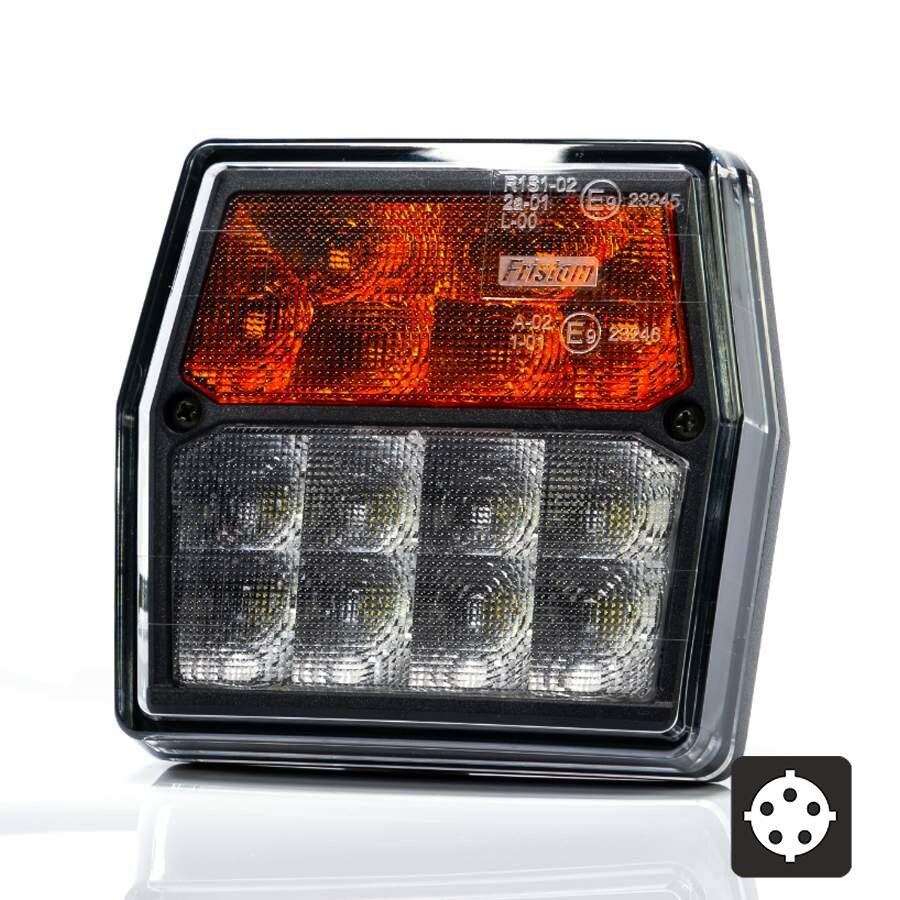 Fristom LED Voorlamp + Richtingaanwijzer FT-225 LED Bajonet