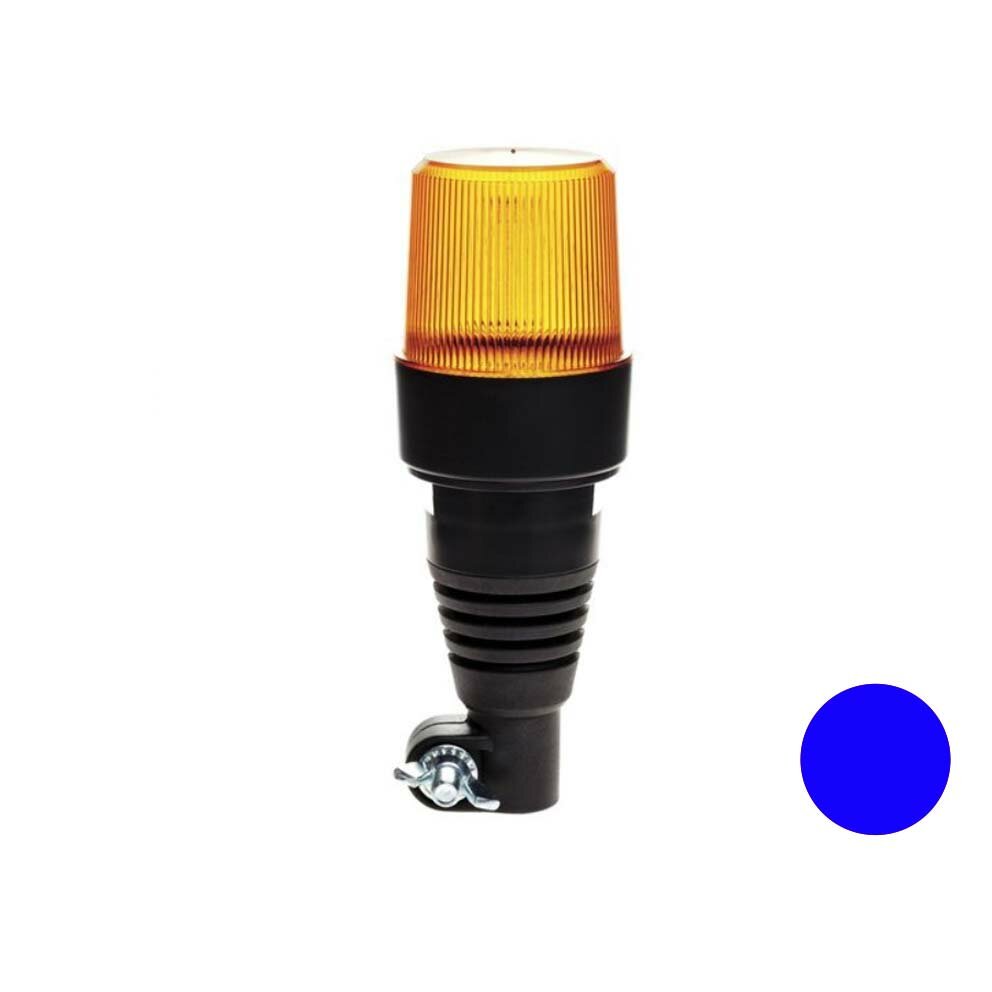 Blauwe Led flitslamp Met Flexibele DIN Steun Blauwe Led flitslamp Met Flexibele DIN Steun