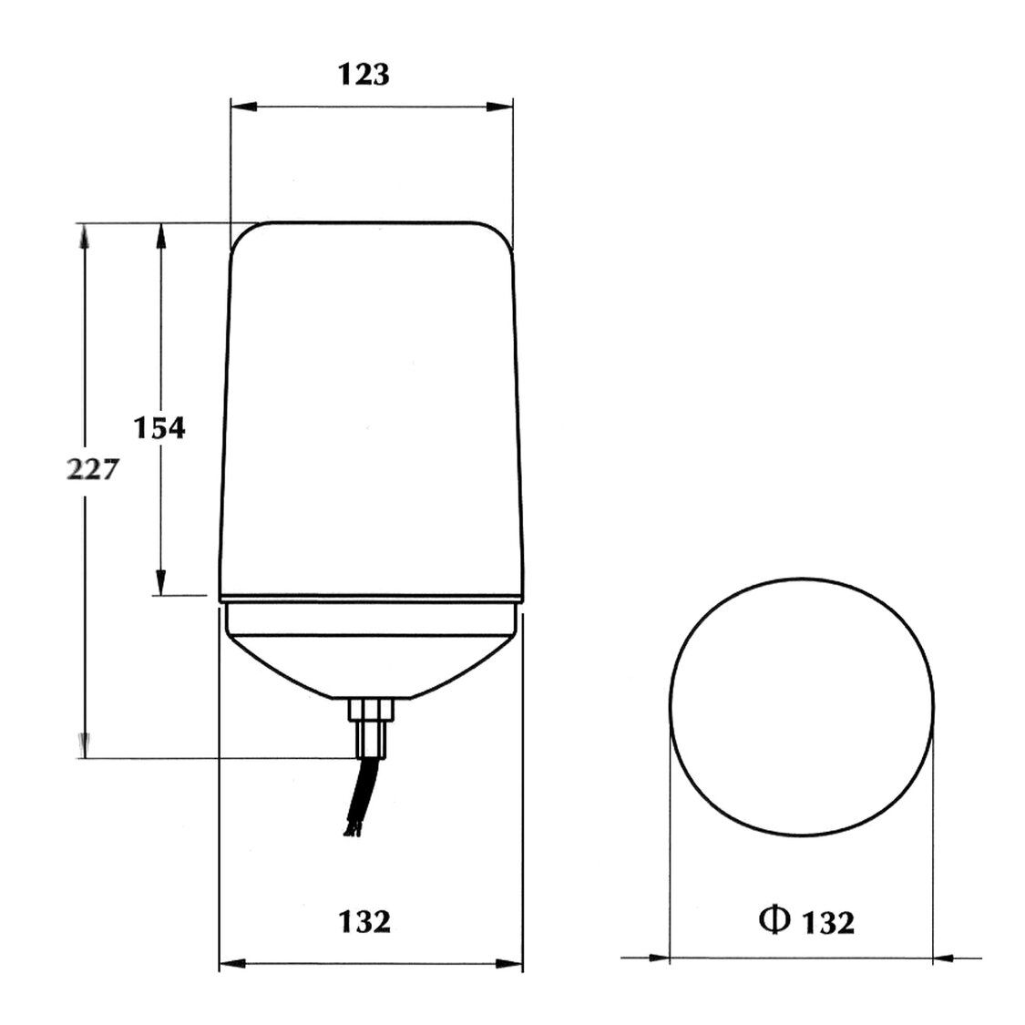 Halogeen Zwaailamp Boutmontage 12V