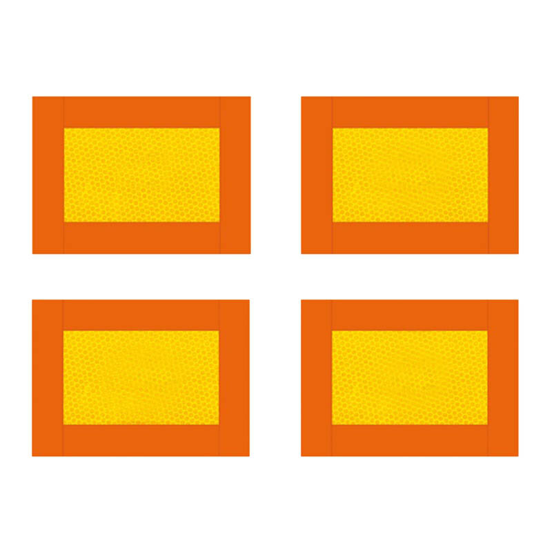 Set 4 Stuks Markeringsborden Oplegger/Aanhanger 280x200mm Set 4 Stuks Markeringsborden Oplegger/Aanhanger 280x200mm