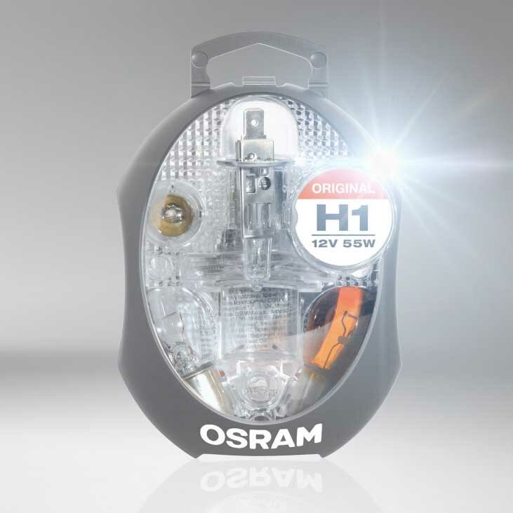 Osram H1 Set Reservelampen 12V Auto Osram H1 Set Reservelampen 12V Auto