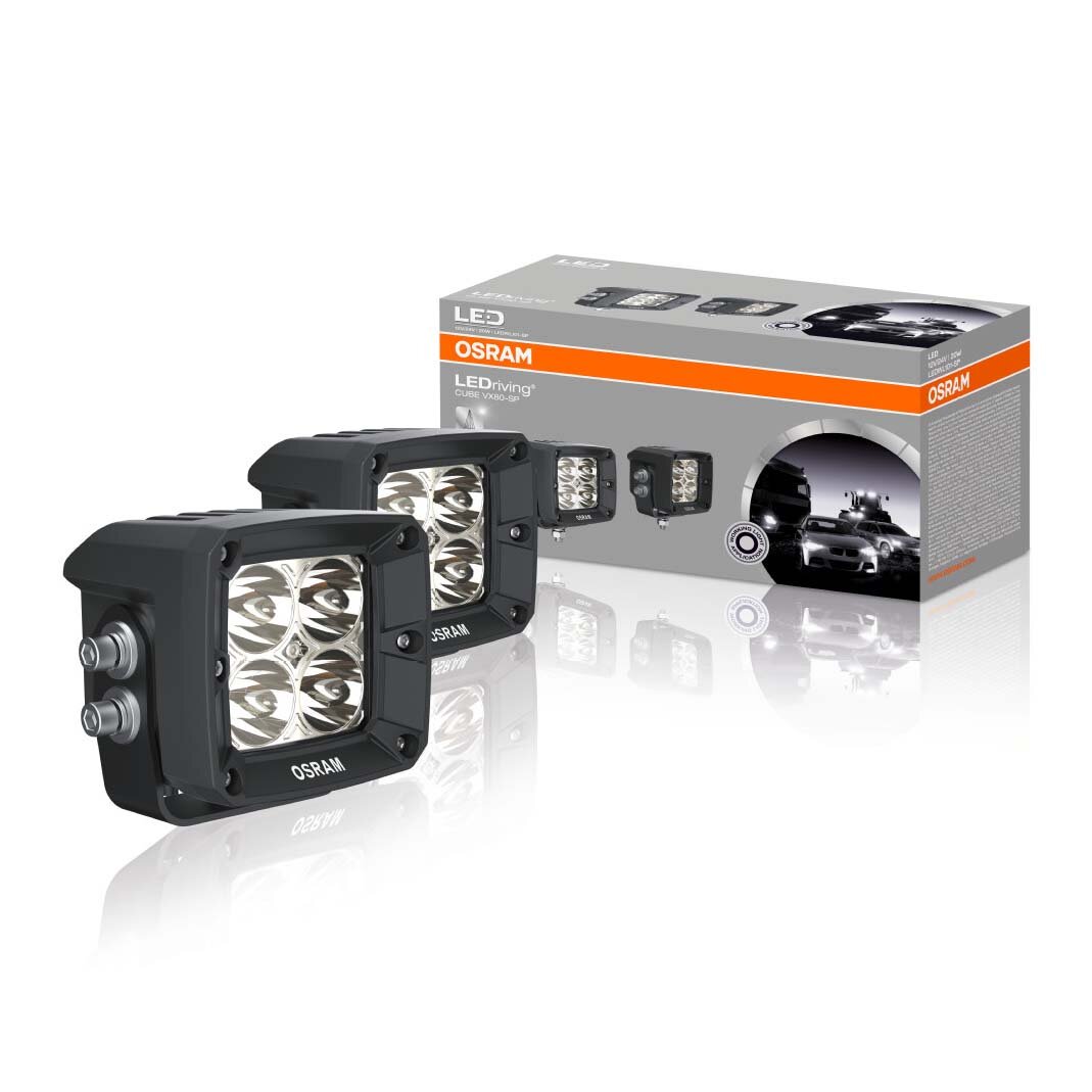 Osram Cube LED Verstraler VX80-SP 2 stuks Osram Cube LED Verstraler VX80-SP 2 stuks