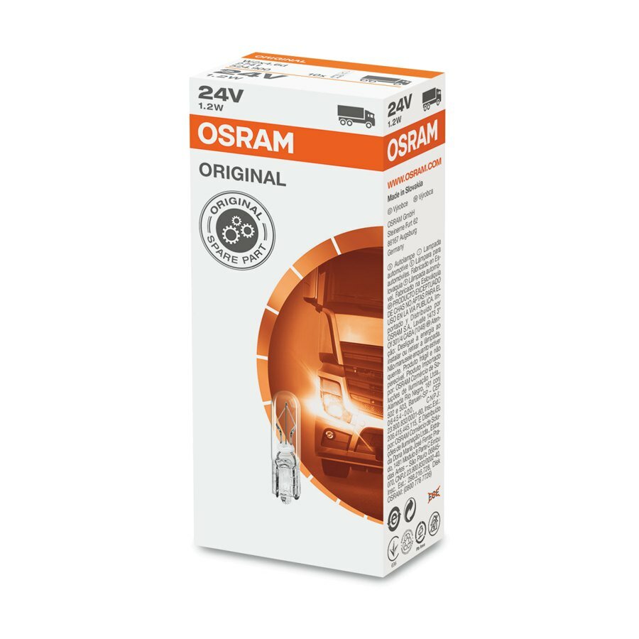 Osram Gloeilamp 24V Original Line W2x4.6d 10 Stuks Osram Gloeilamp 24V Original Line W2x4.6d 10 Stuks