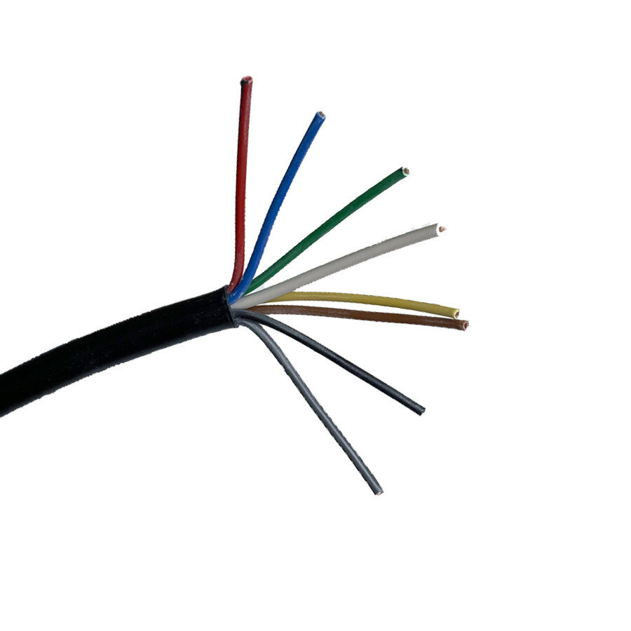 8 Aderige Kabel Voor Aanhanger 7x0,75mm2 + 1x1,00mm2 | P/M 8 Aderige Kabel Voor Aanhanger 7x0,75mm2 + 1x1,00mm2 | P/M