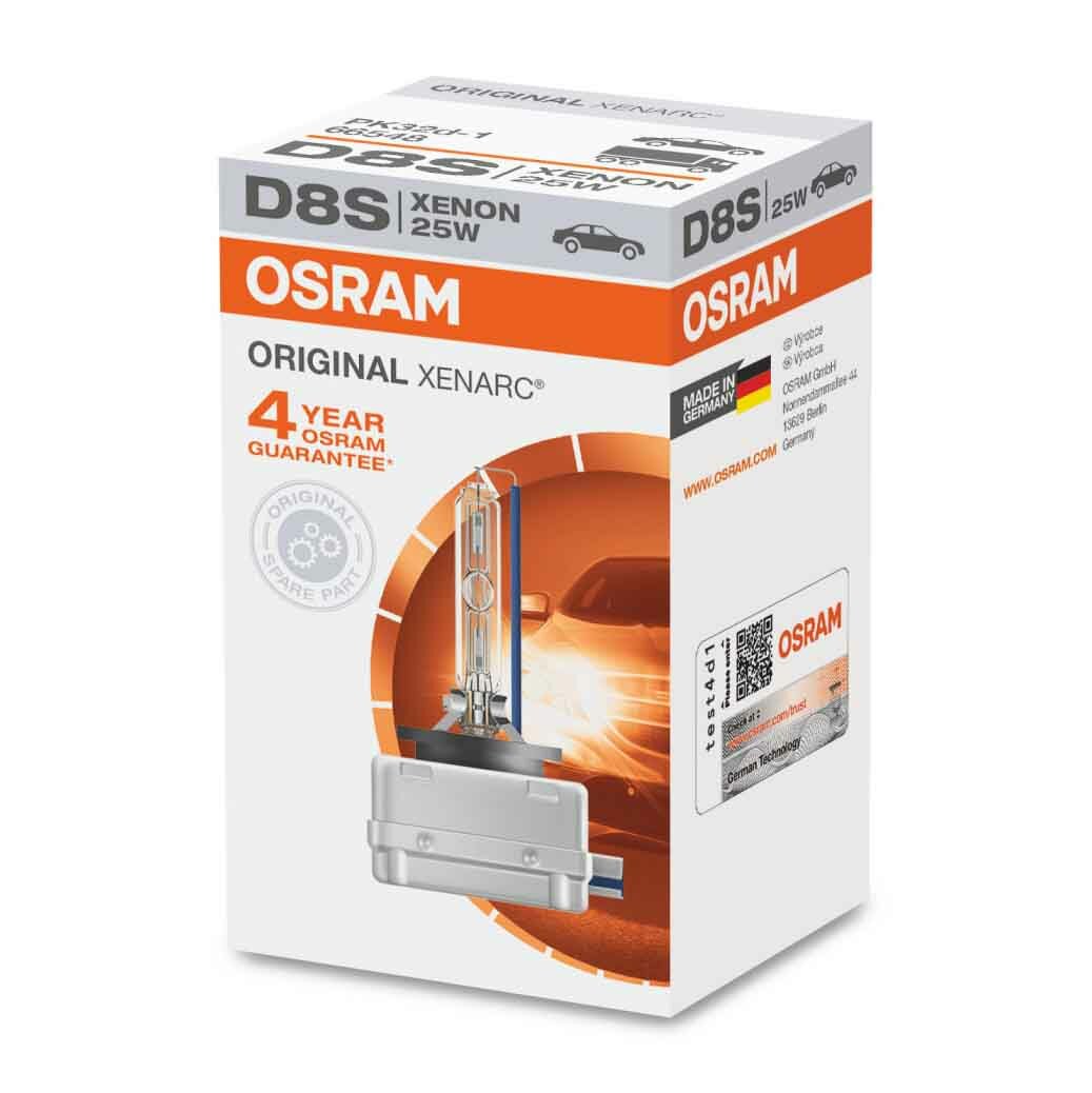 Osram D8S Xenon Lamp Original Line 25W PK32d-1 Osram D8S Xenon Lamp Original Line 25W PK32d-1
