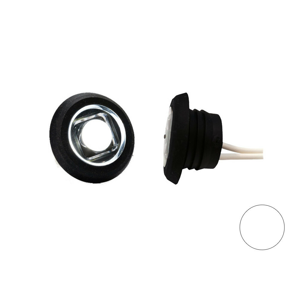 Fristom FT-074 B LED Markeringslamp Inbouw Rond Wit Fristom FT-074 B LED Markeringslamp Inbouw Rond Wit