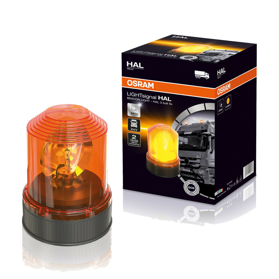 Osram Halogeen Zwaailamp 24V Vaste Montage Oranje RBL101