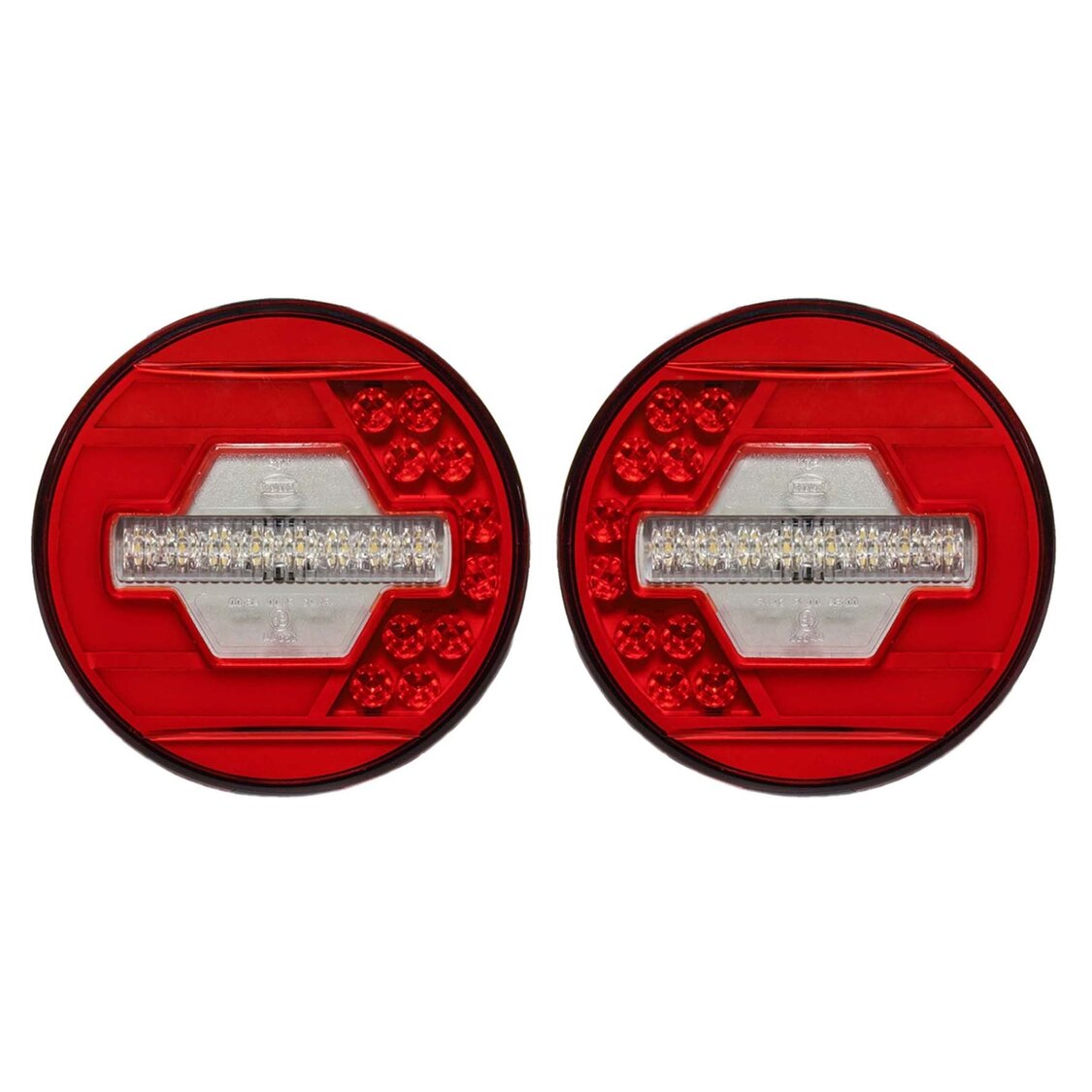 LED Mistlamp + Achteruitrijlamp Rechts &Oslash;140mm