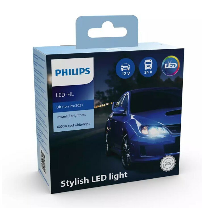 Philips H4 LED Koplamp 12/24V 20W 2 Stuks Philips H4 LED Koplamp 12/24V 20W 2 Stuks