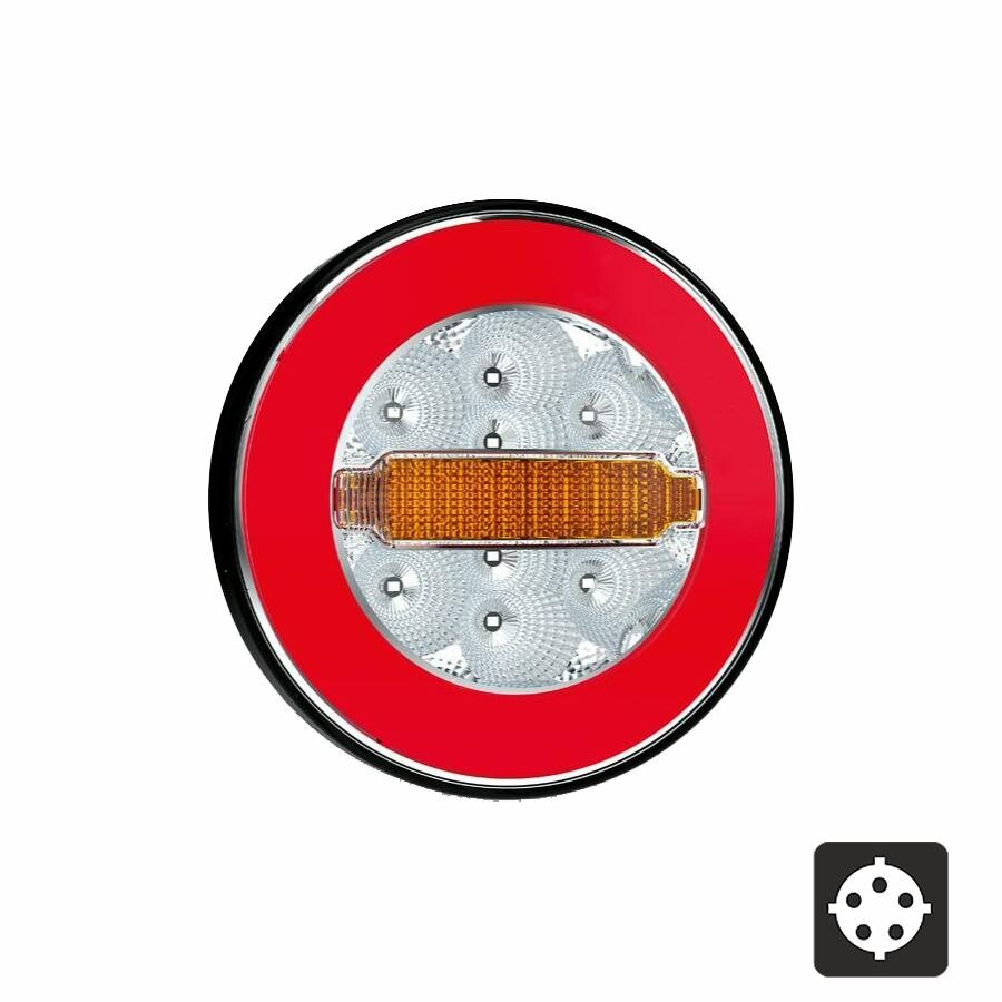 Fristom FT-113 LED Achterlicht 3-Functies 5-pins Bajonet Fristom FT-113 LED Achterlicht 3-Functies 5-pins Bajonet