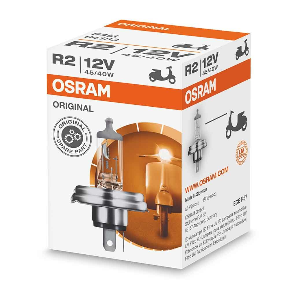 Osram R2 Halogeenlamp 12V 45/40W P45t Original Line Osram R2 Halogeenlamp 12V 45/40W P45t Original Line