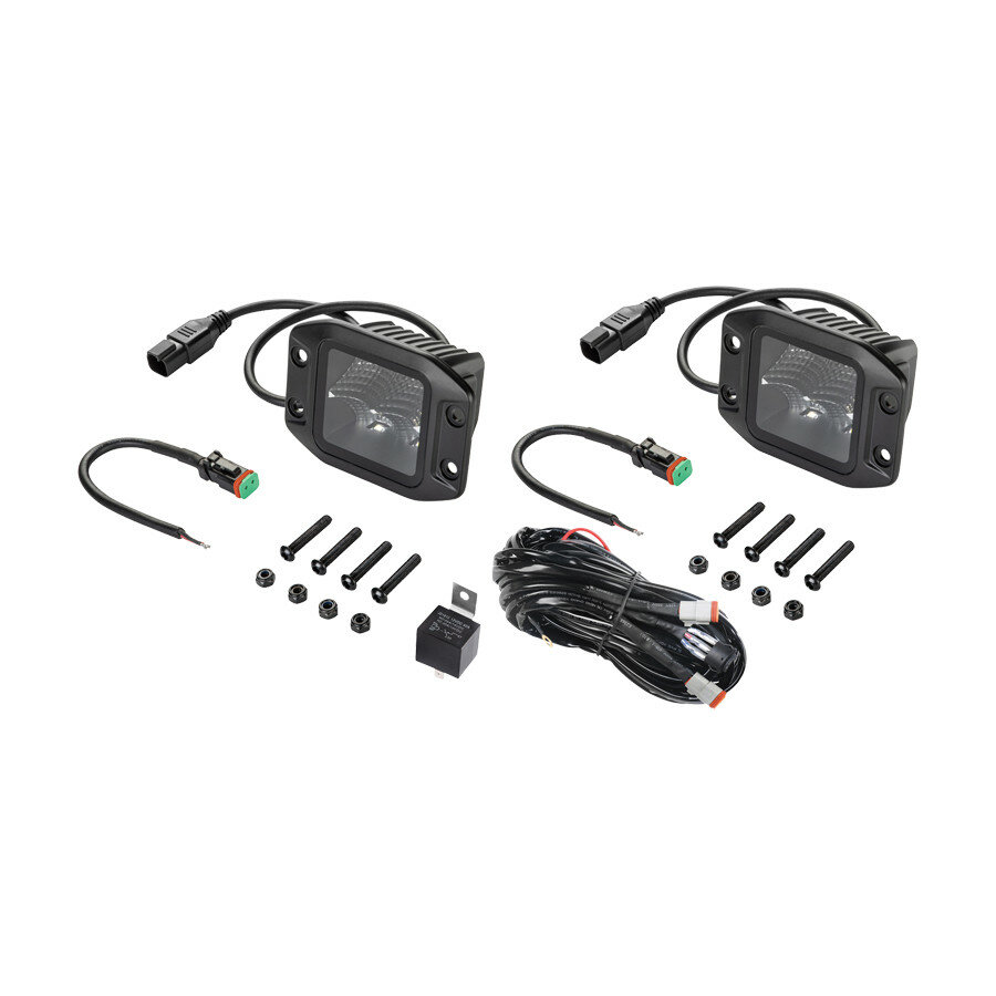 Hella LED Cube Set 3.2" Breed Inbouw | 1FA 358 176-831 Hella LED Cube Set 3.2" Breed Inbouw | 1FA 358 176-831