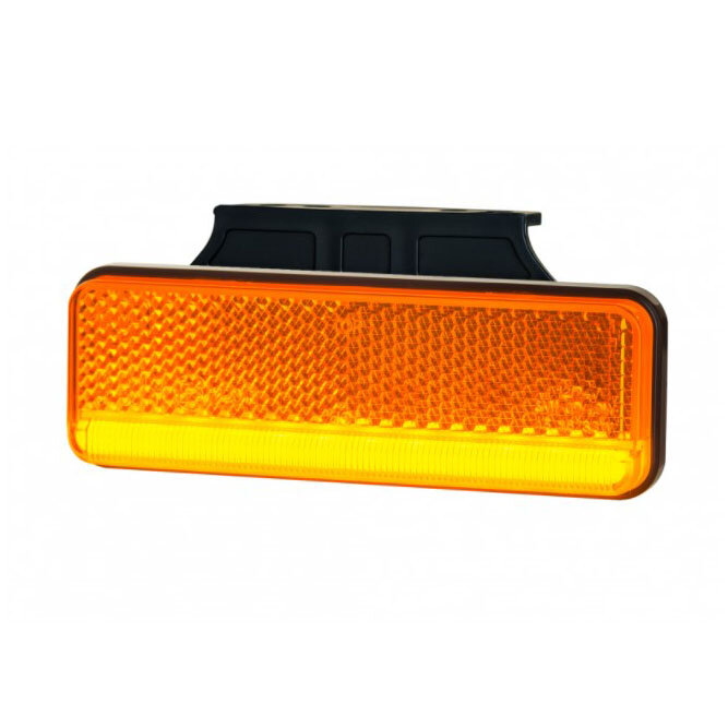 Horpol LED Zijmarkering Oranje 12-24V NEON-look + Bevestigingsbeugel LD 2520 Horpol LED Zijmarkering Oranje 12-24V NEON-look + Bevestigingsbeugel LD 2520