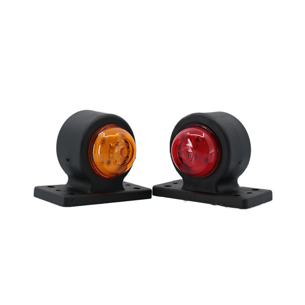 Set LED Breedtelampen kort 10-30V Amber + Rood (set) Set LED Breedtelampen kort 10-30V Amber + Rood (set)