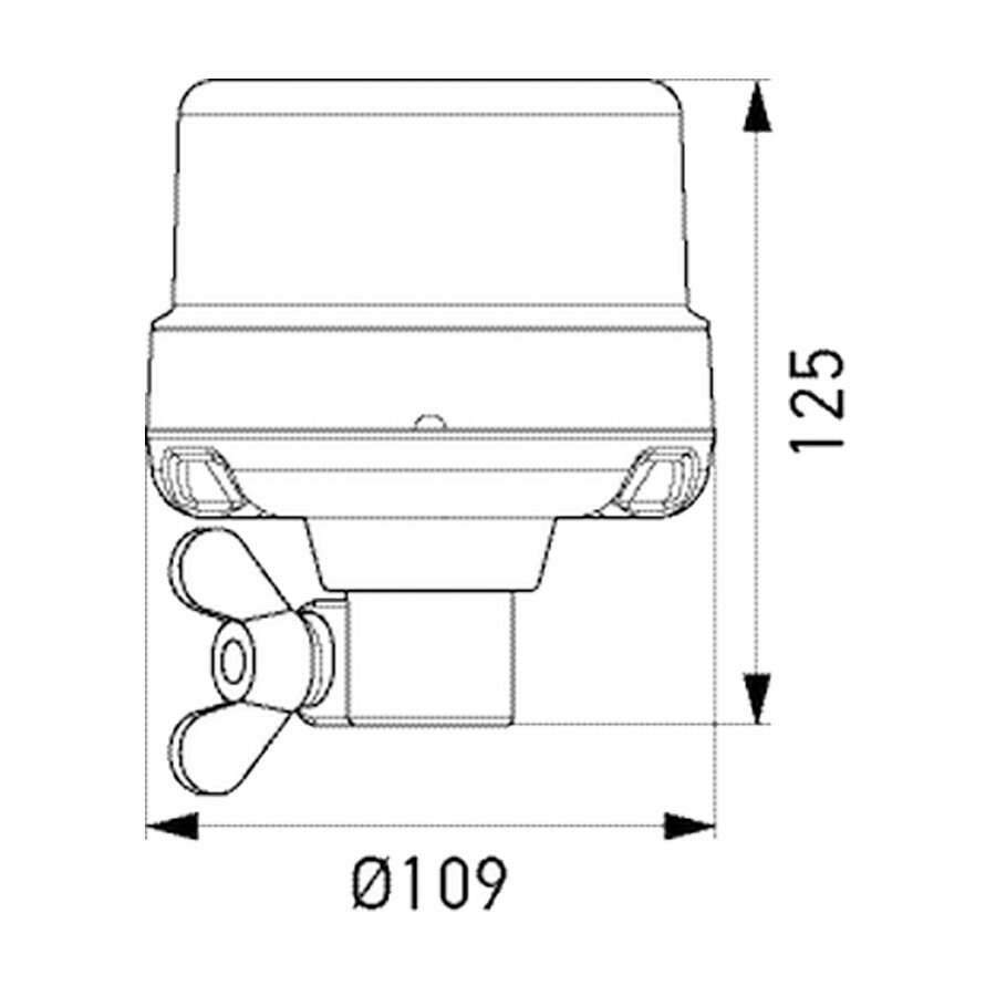 Hella LED Flitslamp 12/24V Oranje ADR | 2XD 066 146-011