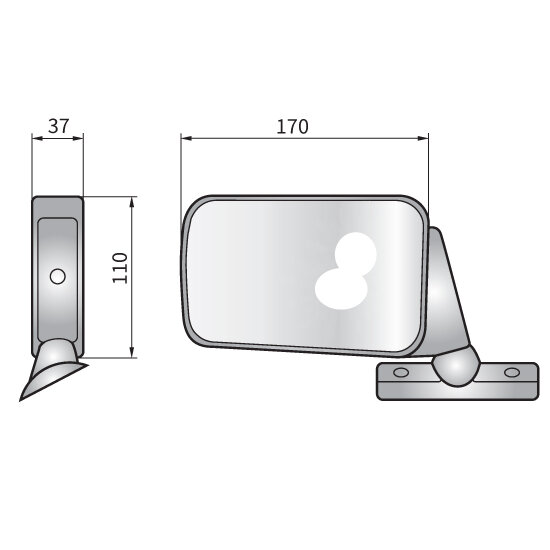 Universele Tractor Spiegel