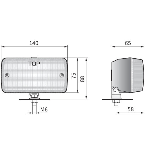 Wesem Achteruitrijlicht Gloeilamp