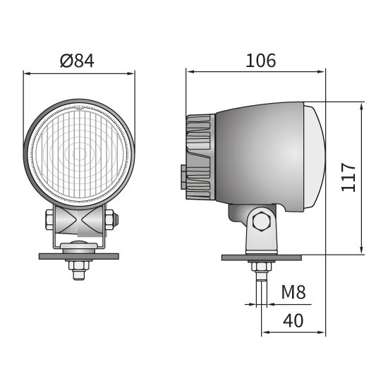 Set LED Verstralers Motor ECE-Goedgekeurd