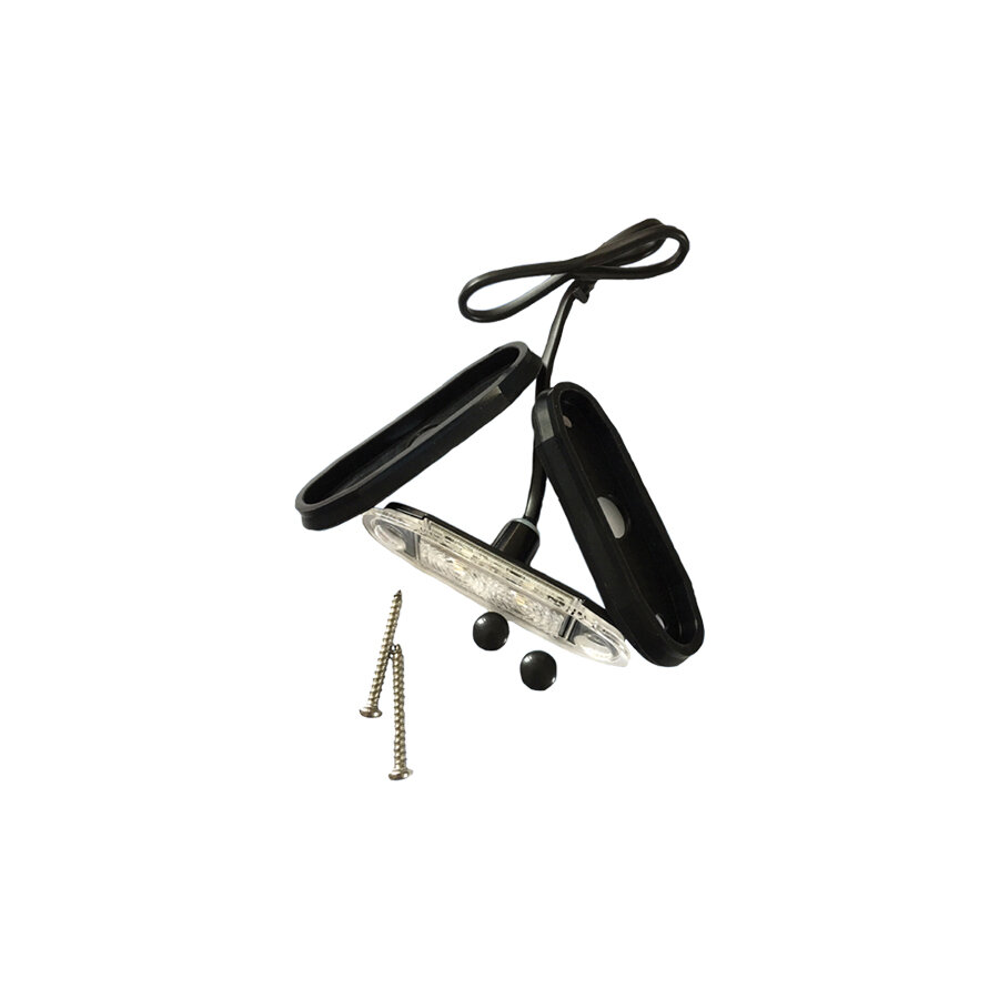 Boreman LED Markeringslamp Rood Easy-Fit 0,5m Kabel