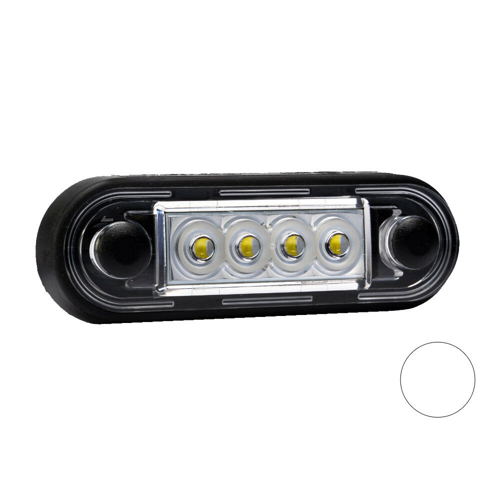 Fristom FT-073 B LED Markeringslamp Wit Fristom FT-073 B LED Markeringslamp Wit