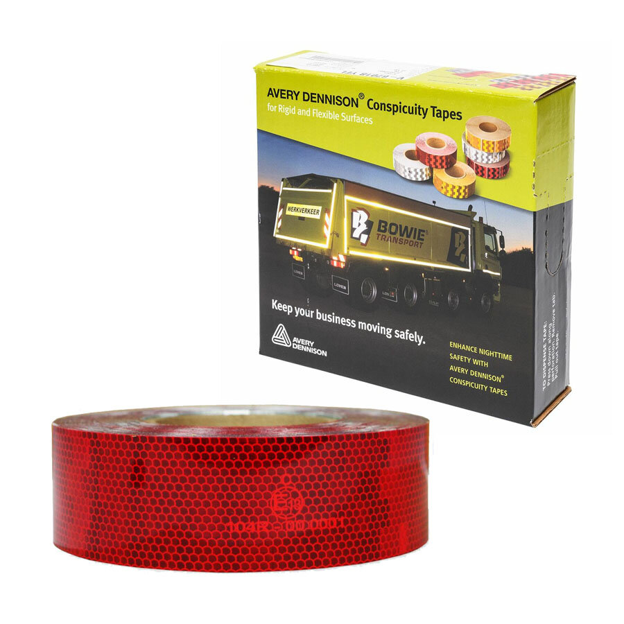 Avery V-6722B Contour Reflectietape Rood | Rol 50M Avery V-6722B Contour Reflectietape Rood | Rol 50M