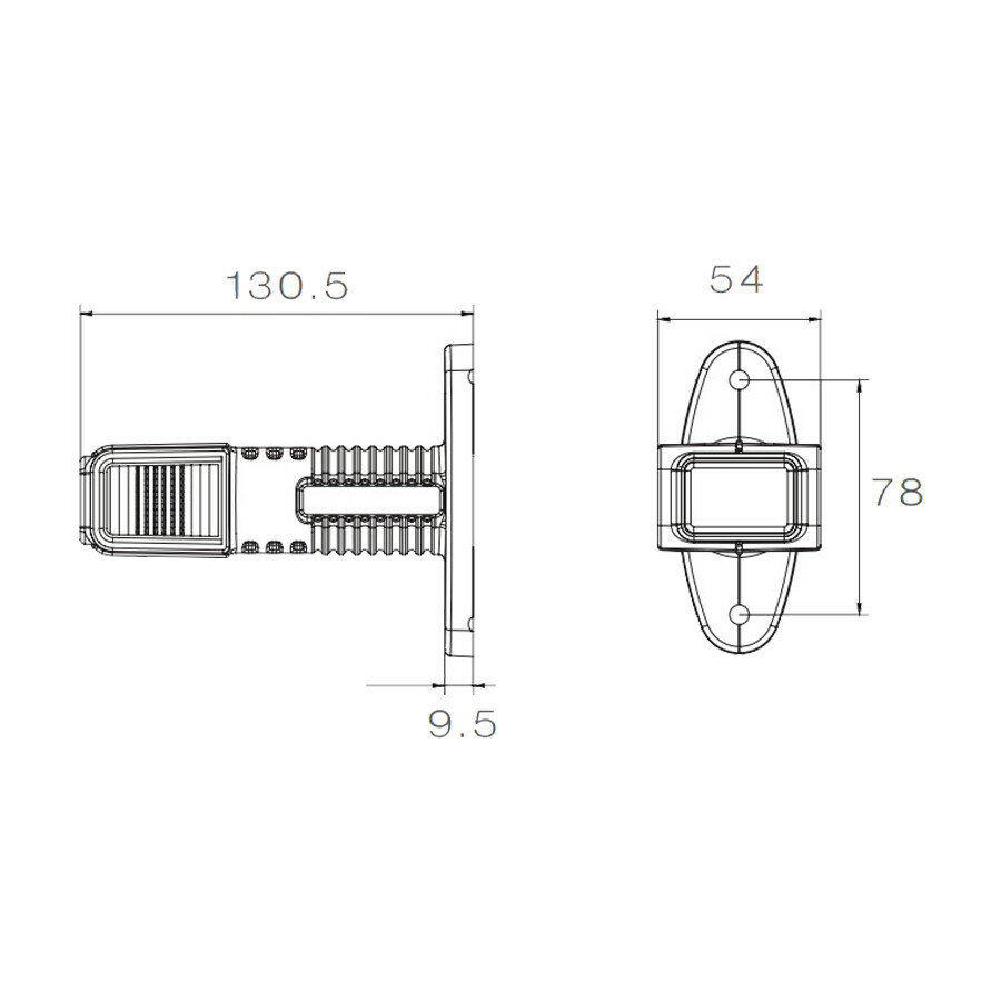 Aspöck LED Markeringslamp Superpoint IV Lang | Rechts