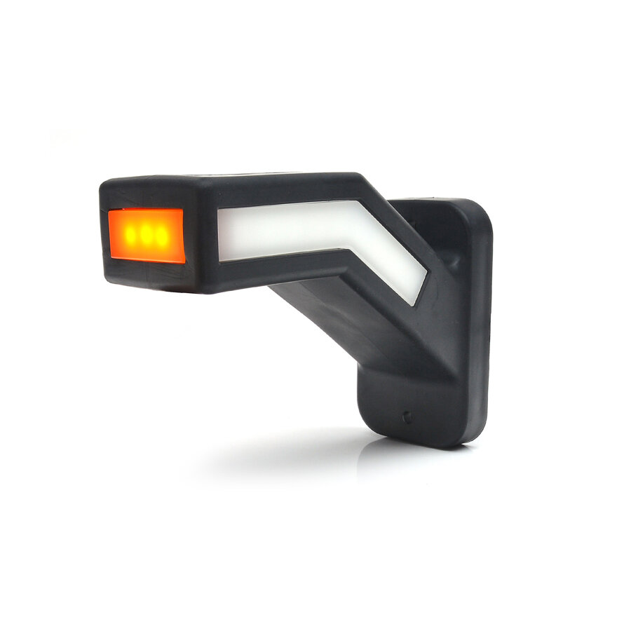 WAS LED Breedtelamp 3-Functies Schuin Lang Rechts WAS LED Breedtelamp 3-Functies Schuin Lang Rechts