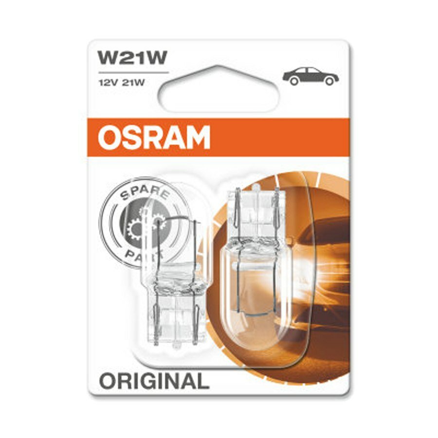 Osram W21W 12V Gloeilamp W3x16d Original Line 2 Stuks Osram W21W 12V Gloeilamp W3x16d Original Line 2 Stuks