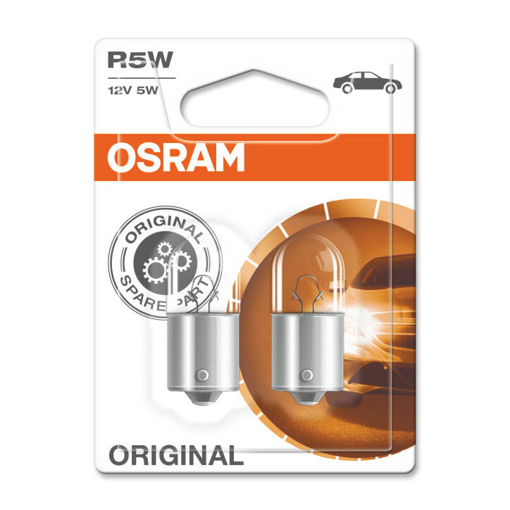 Osram R5W Gloeilamp 12V BA15s Original Line 2 Stuks Osram R5W Gloeilamp 12V BA15s Original Line 2 Stuks