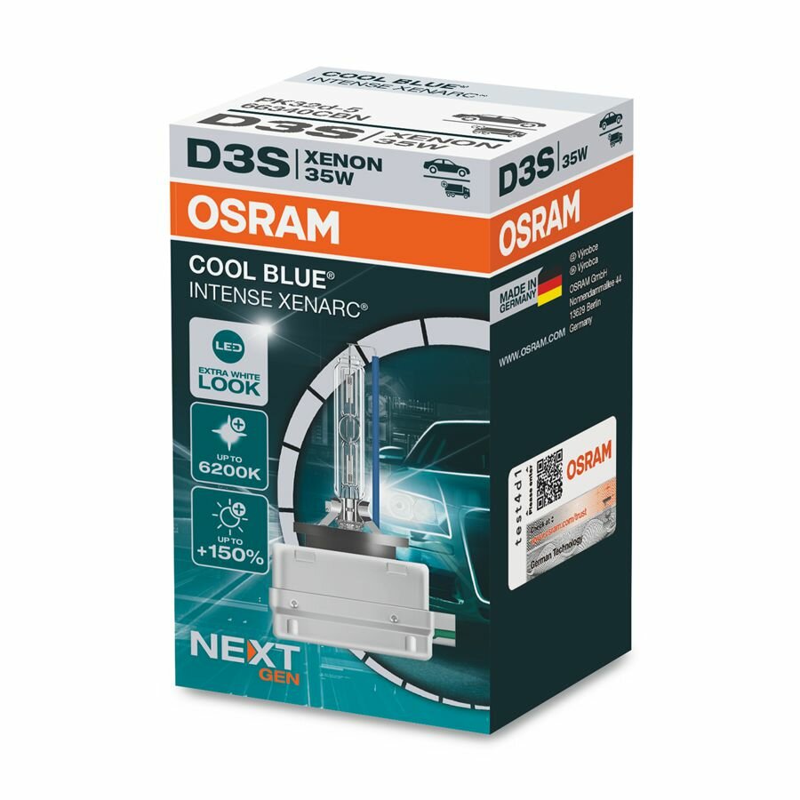 Osram Xenon D3S Cool Blue Intense (NEXT GEN) PK32d-5 Osram Xenon D3S Cool Blue Intense (NEXT GEN) PK32d-5