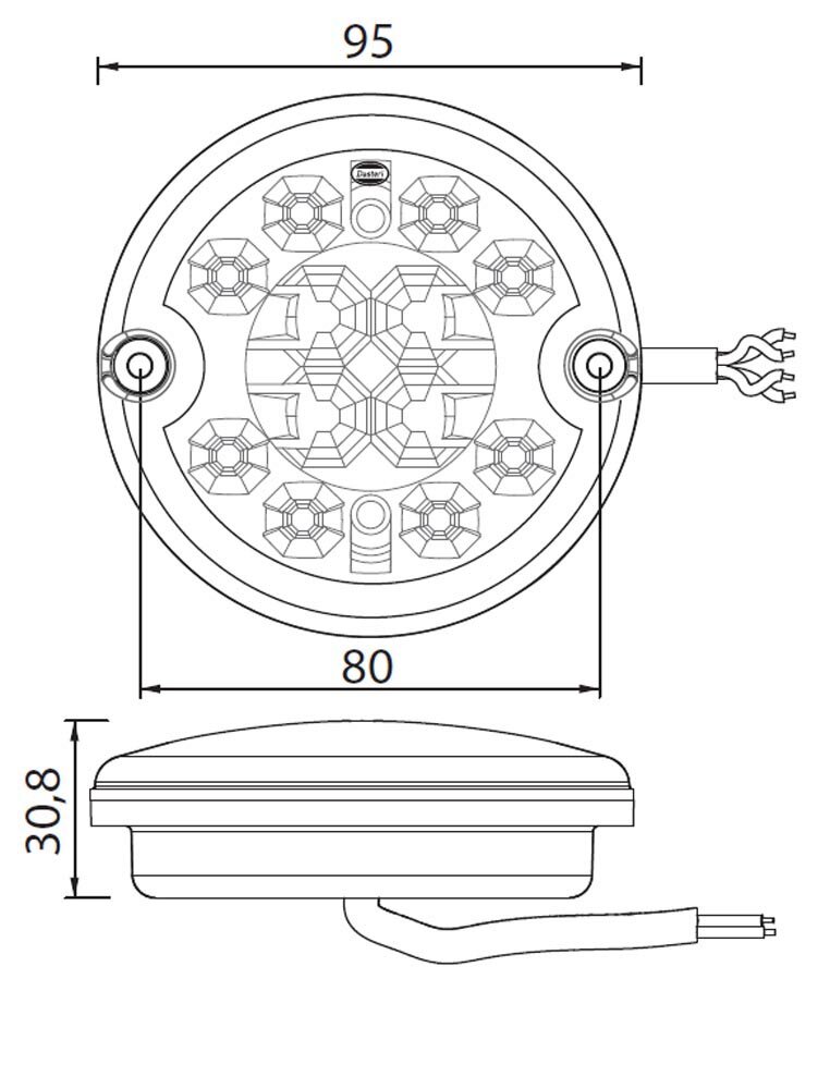 Led Achterlicht 2 Functies