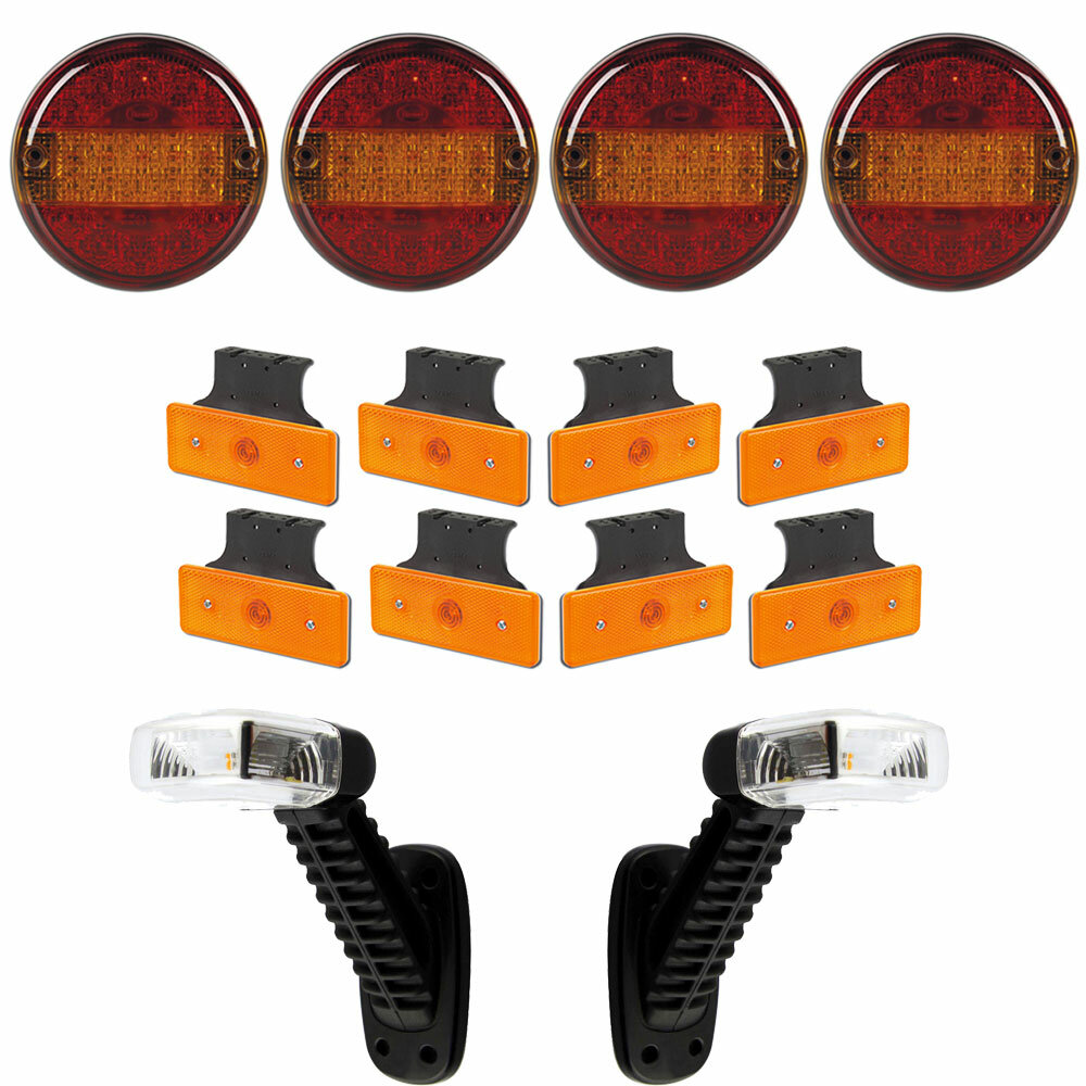 Verlichtingset Trailer 14-delig 24V Verlichtingset Trailer 14-delig 24V