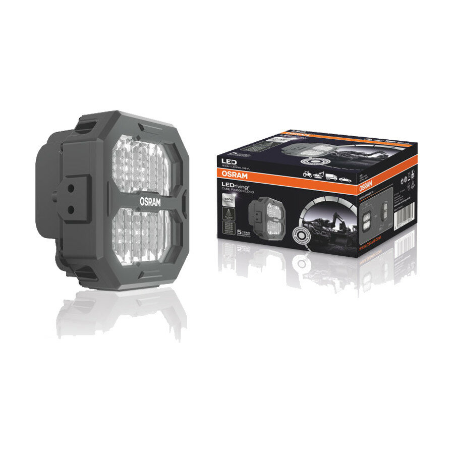 Osram LED Werklamp PX Cube Breedstraler 4500 LM Extra Breed Osram LED Werklamp PX Cube Breedstraler 4500 LM Extra Breed