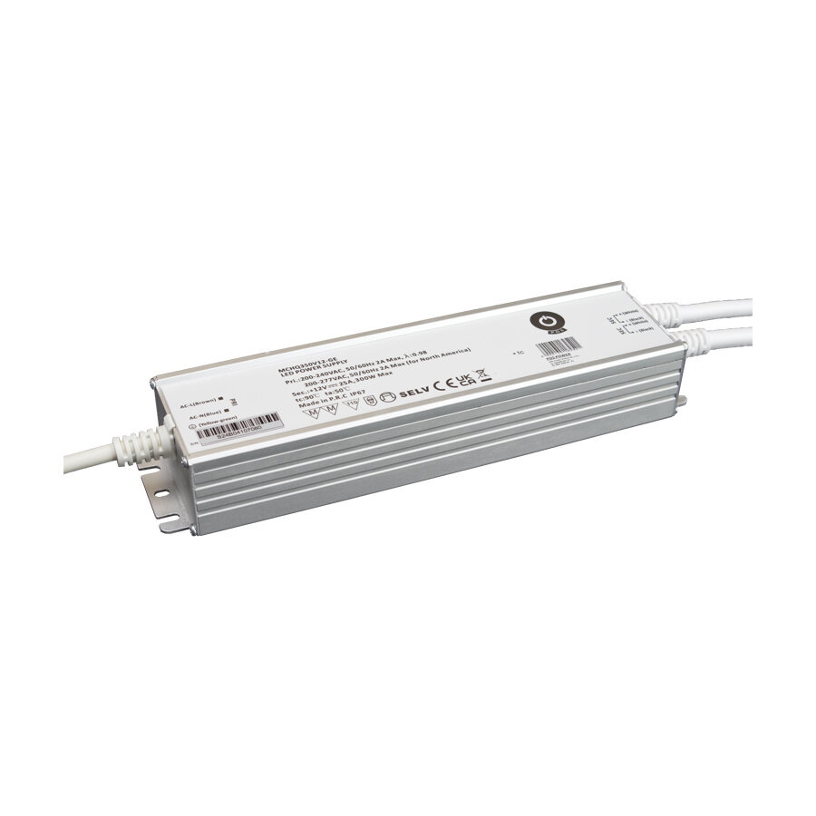 Waterdichte 12 Volt DC 300W LED Voeding