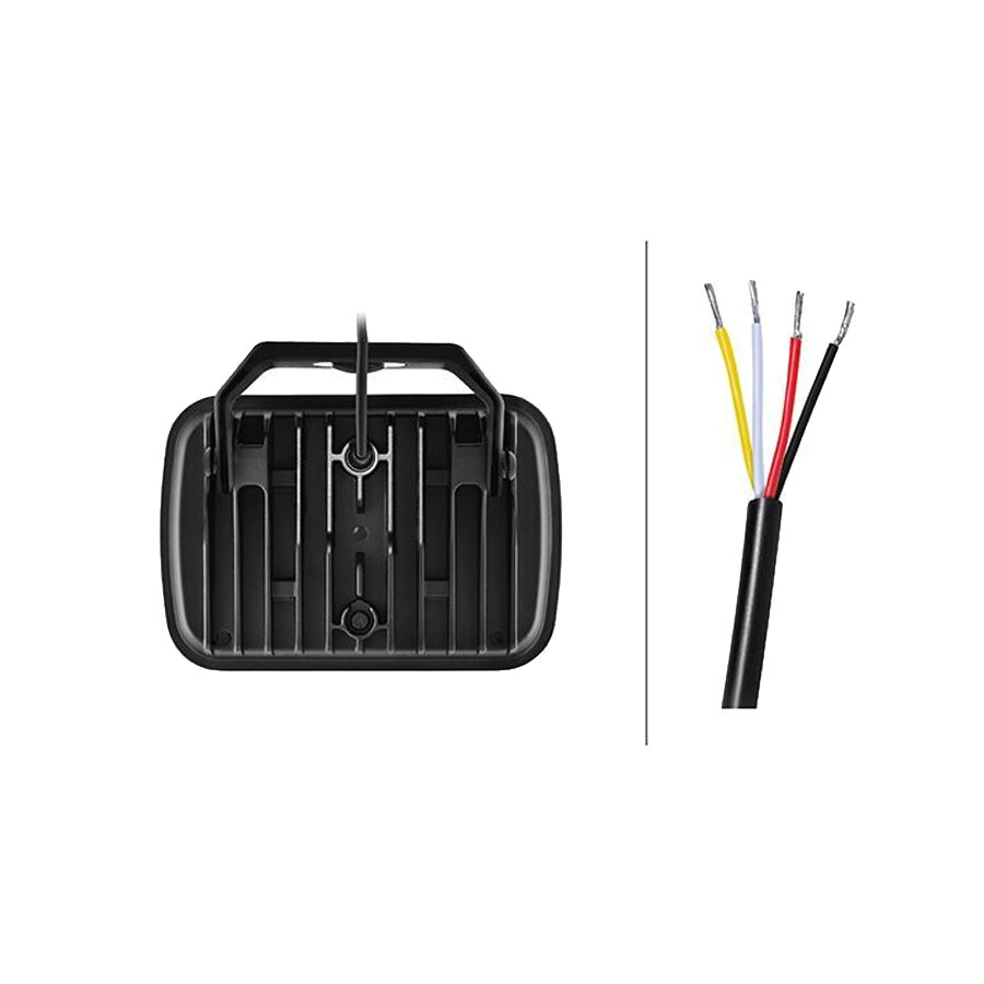 Hella LED Verstraler Blade Chrome Wit/Oranje Positielicht Ref 25 Hangend