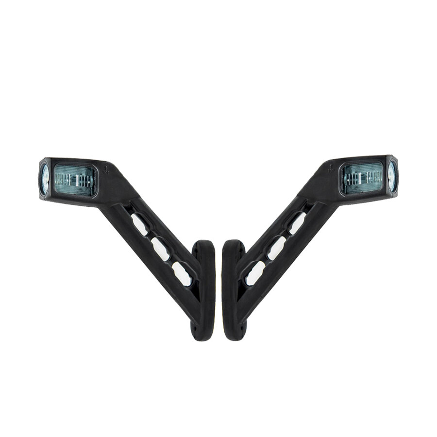 Set LED Markeringslampen 3-functies schuin 12V Set LED Markeringslampen 3-functies schuin 12V