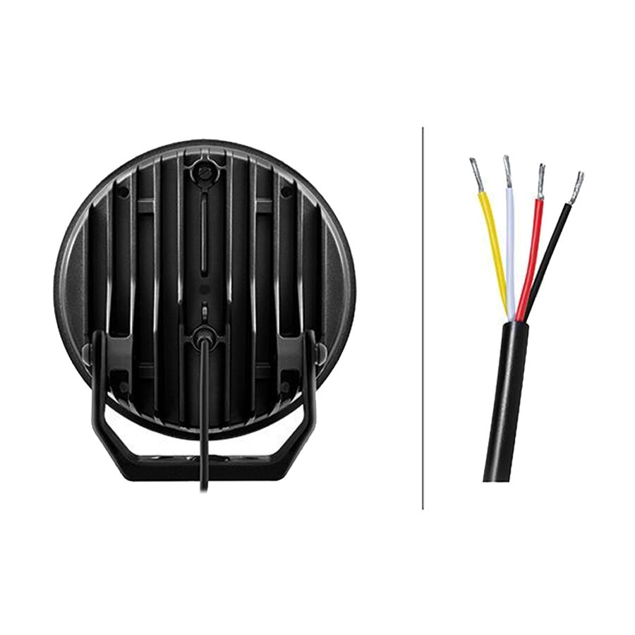 Hella LED Verstraler Blade 9" Zwart Wit/Oranje Positielicht Ref 25