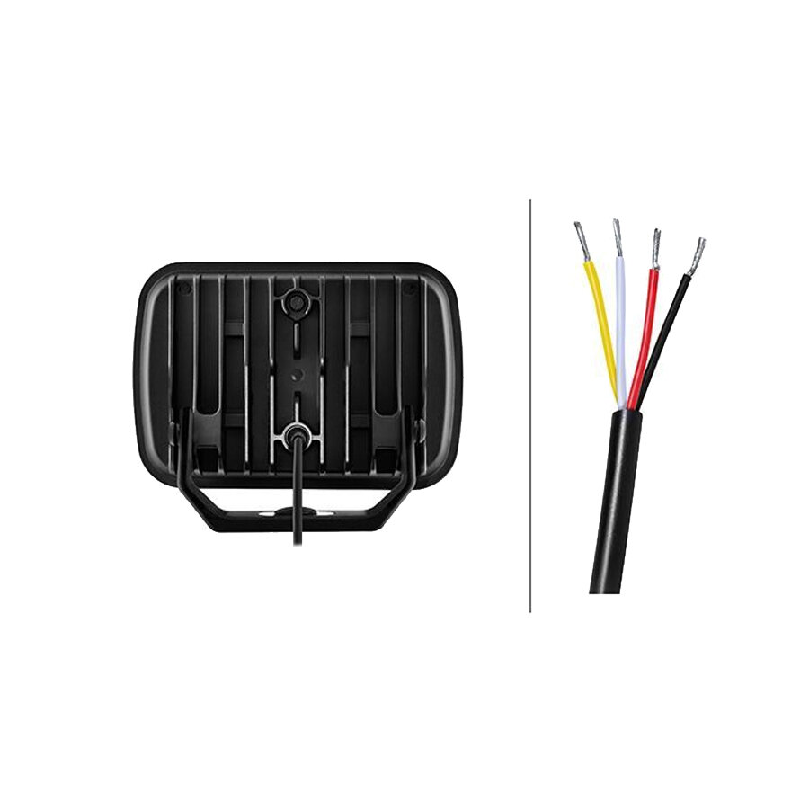 Hella LED Verstraler Blade | Zwart | Wit/Oranje Positielicht | Ref 25 | Staand