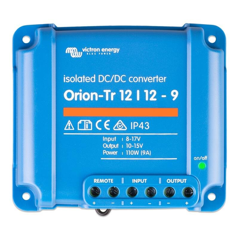 Victron DC Omvormer 12V > 12V | Orion-Tr 12/12-9A (110W) Victron DC Omvormer 12V > 12V | Orion-Tr 12/12-9A (110W)