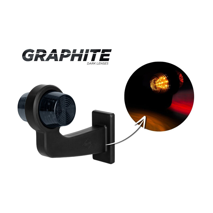 Horpol LED Breedtelamp 2-Functies Lang Links Dark-Look 0,5M Kabel Horpol LED Breedtelamp 2-Functies Lang Links Dark-Look 0,5M Kabel