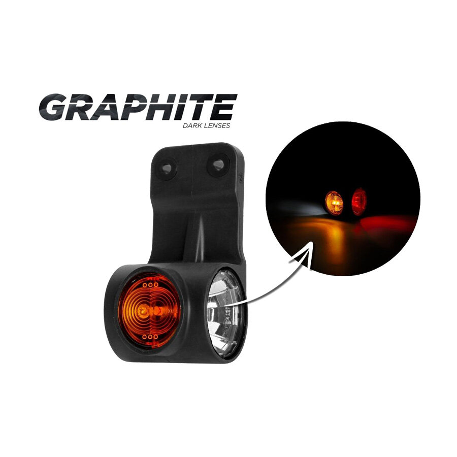 Horpol LED Breedtelamp 2-Functies Lang Links Dark-Look 0,5m Horpol LED Breedtelamp 2-Functies Lang Links Dark-Look 0,5m