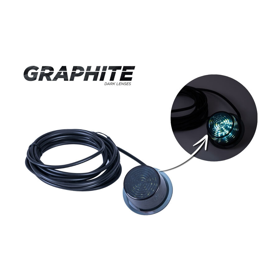 Horpol LED Breedtelamp Unit Voormarkering Wit + 3m Kabel Dark