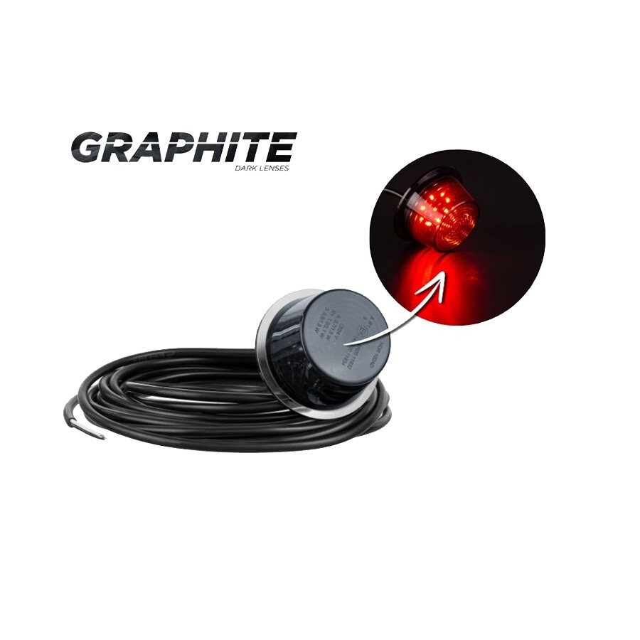 Horpol LED Breedtelamp Unit Rood | MDC 2570/GRAPHITE/3M