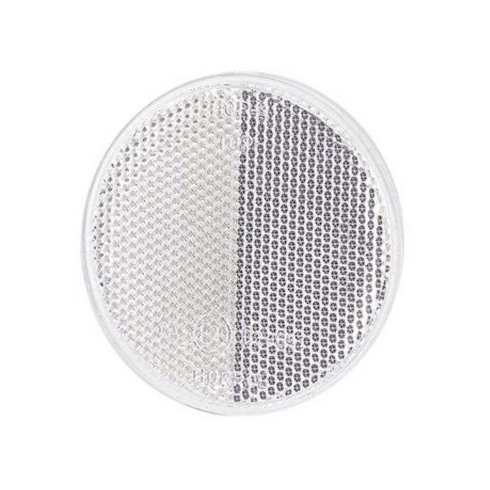 Reflector Rond Met Plakstrip Ø79mm Wit Reflector Rond Met Plakstrip Ø79mm Wit