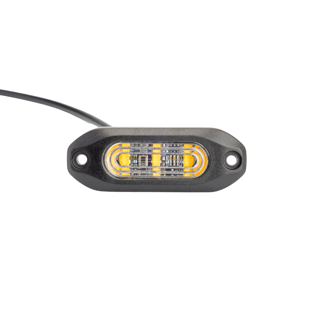 LED Flitser Oranje 12-24V | 3-LED