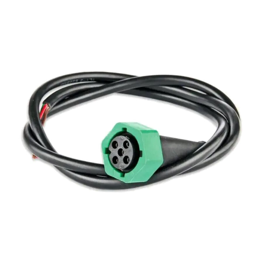 Kabel 5-Polige Bajonet Connector Groen Rechts 1 Meter Kabel 5-Polige Bajonet Connector Groen Rechts 1 Meter