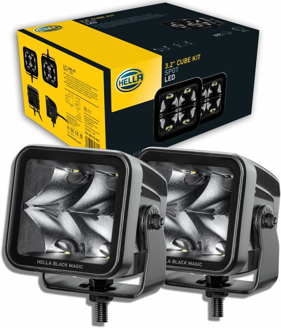 Hella LED Cube Set 3.2&quot; Verstraler | 1FA 358 176-821